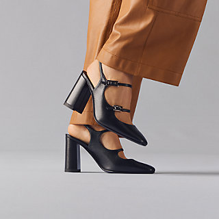Escarpim Jackie 90 - Preto | Hermès Brasil